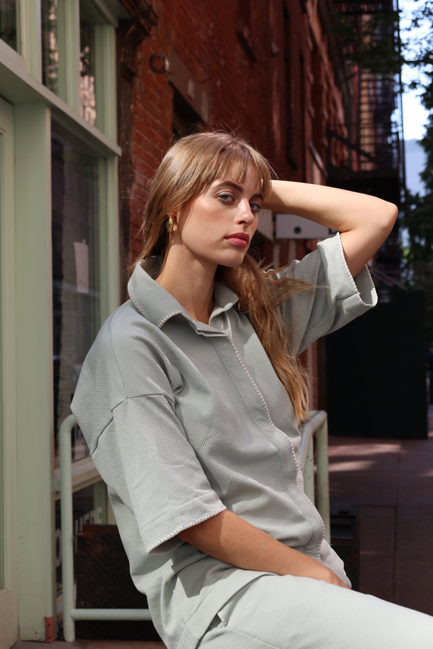 Oversized Shirt Embrodeiry